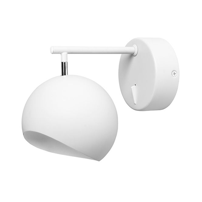 Hovedbilde Vegglampe Design Curve White, 12 volt