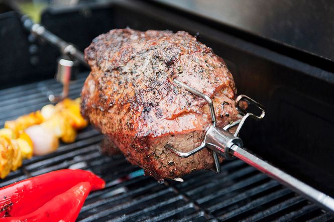 Hovedbilde Rotisseri Roterende Grillspyd, 230V til 4-brenner ...