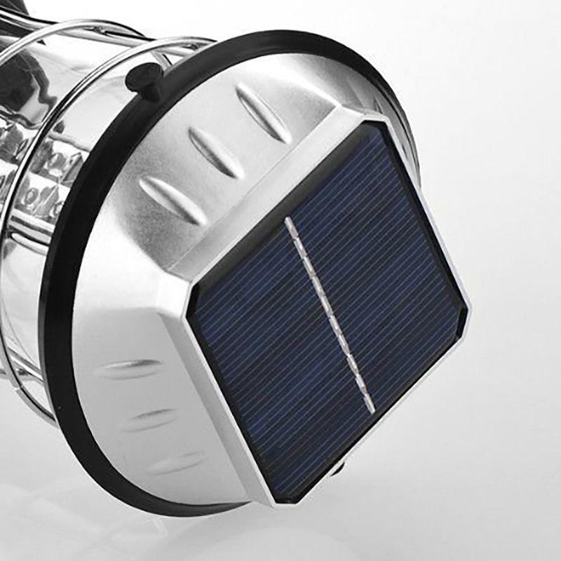 Lykt solcelledrevet Star, LED m/USB