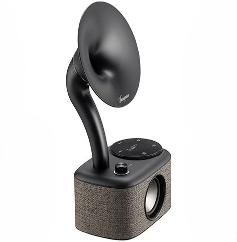 DAB radio BT Sangean CP100 grå-svart, Grammofon.