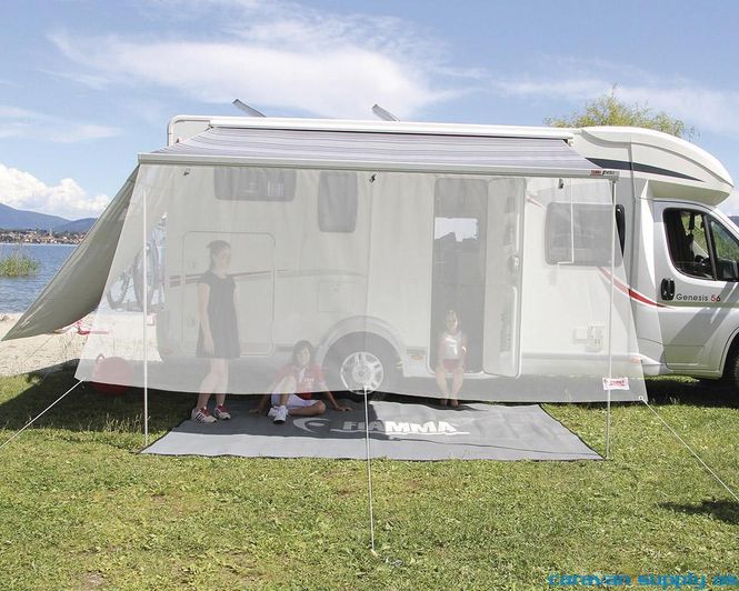 Hovedbilde Frontvegg Fiamma Sun View XL 450