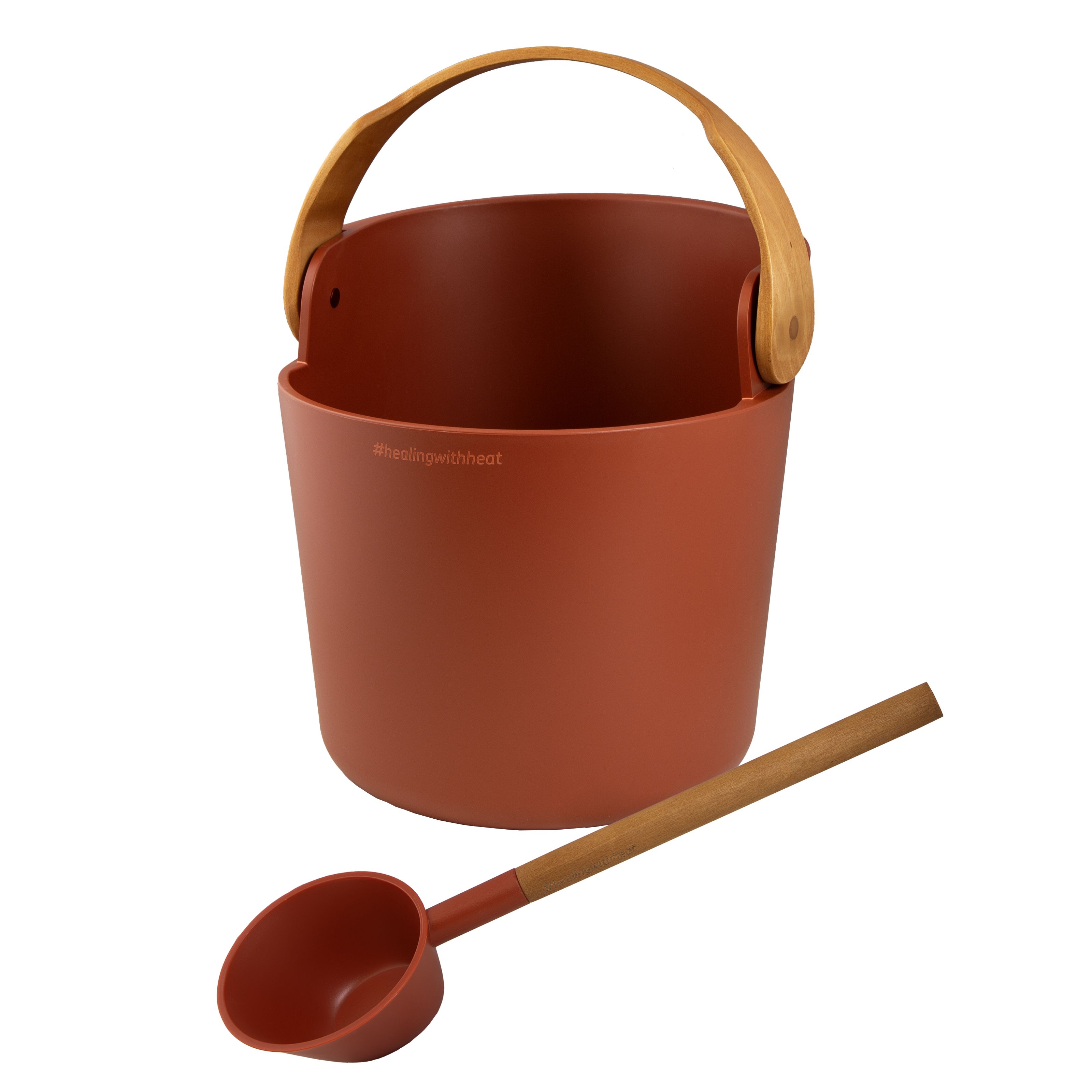 Badstusett Helmi Rød - Terracotta
