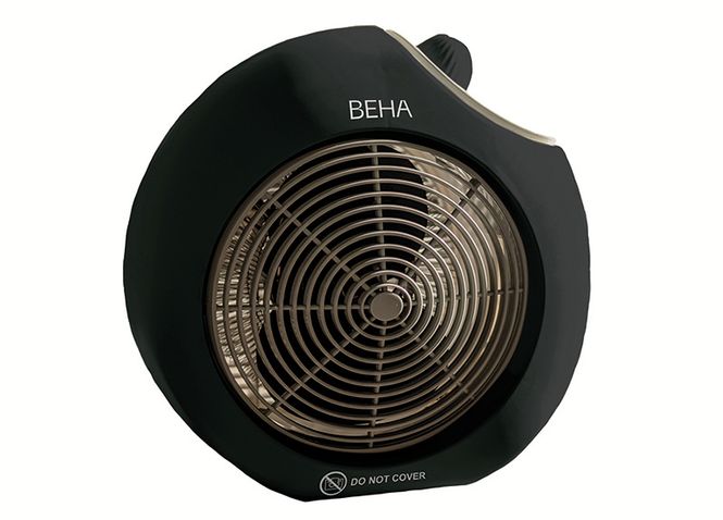 Hovedbilde Vifteovn, Beha VT 620. svart, 2000 Watt og vifte