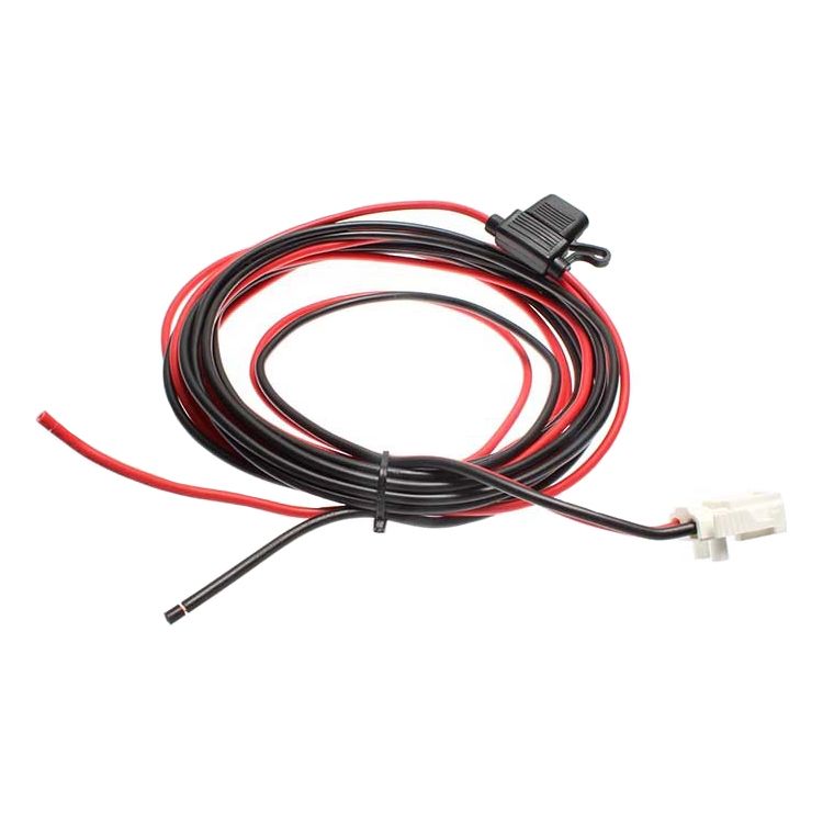 Strømkabel m/plugg/sikringsholder - 4 mtr