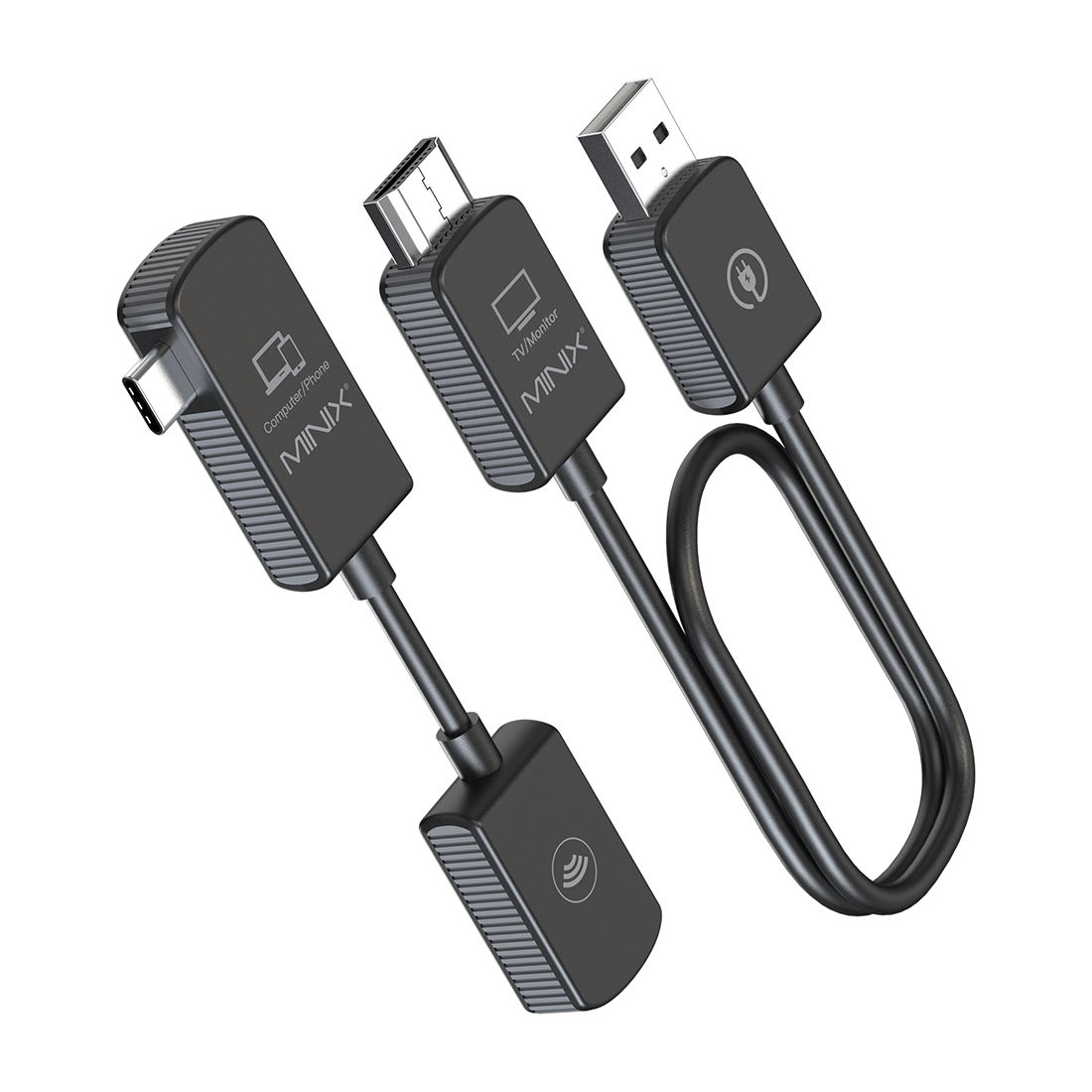  Trådløs kabelsett USB-C Minix for C-Porter