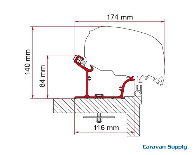 Hovedbilde Adapter Adria Caravan 450