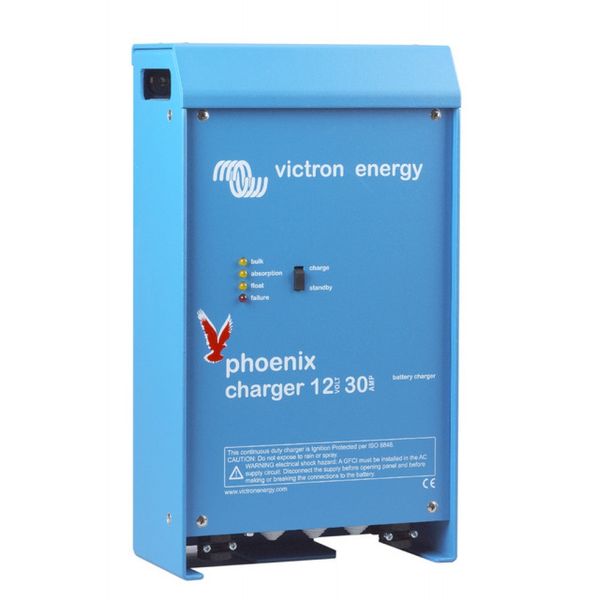 Bilde av VICTRON Phoenix Batterilader 12V 50A 2+1 kanaler