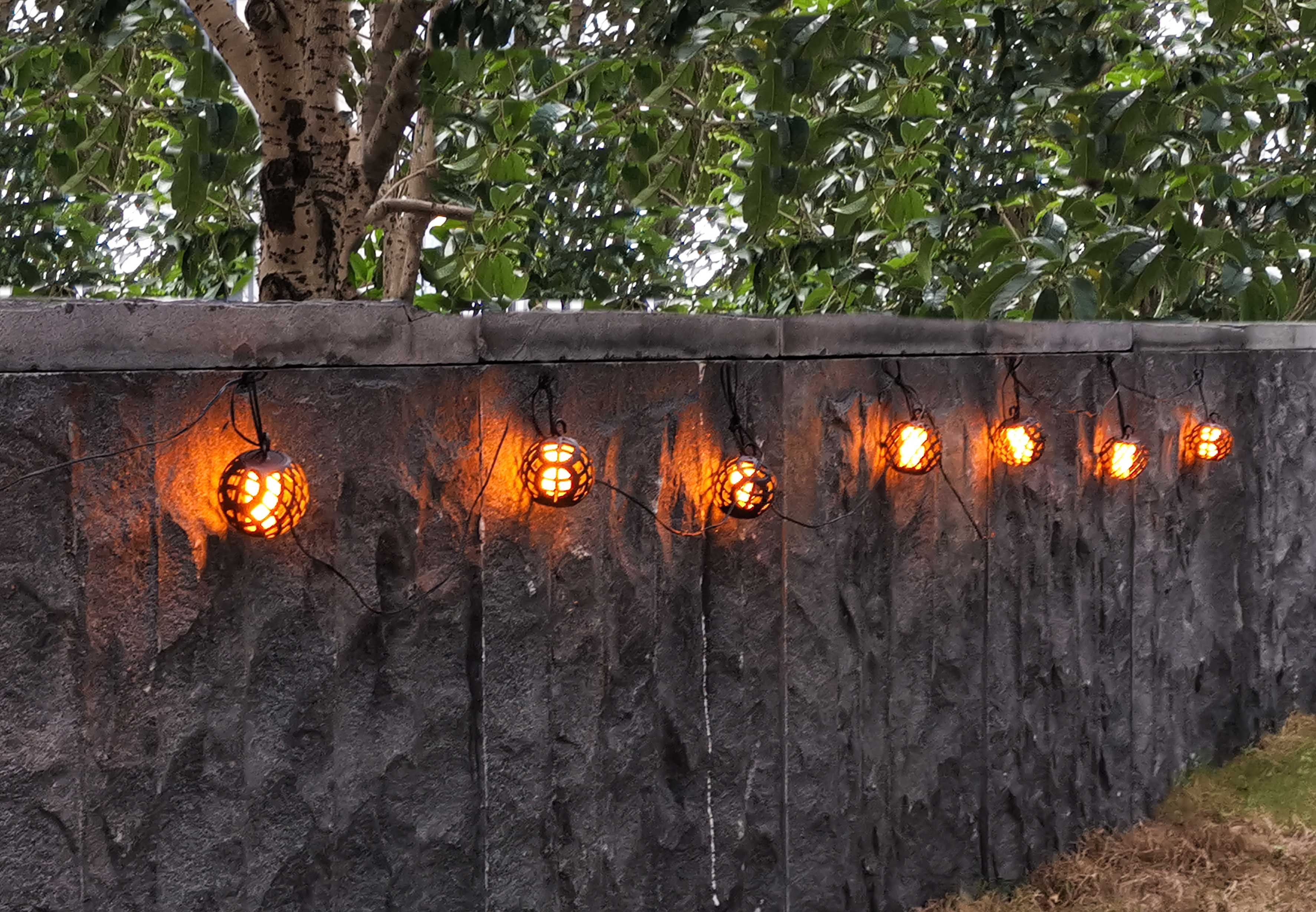 Lysslynge med flamme Homeline HDL0327, 8 LED, 11m