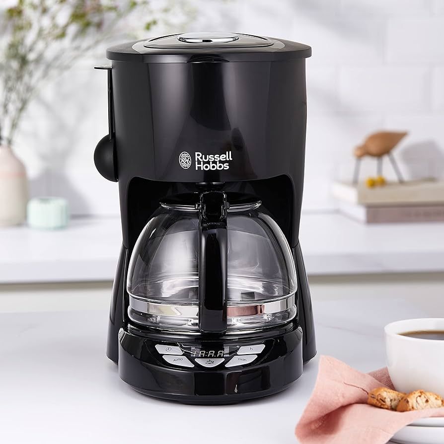 Kaffetrakter Russell Hobbs Textures, svart 1,25 L