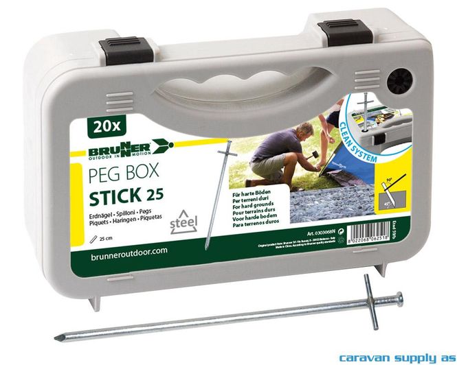 Hovedbilde Teltplugg Brunner Peg Box Stick