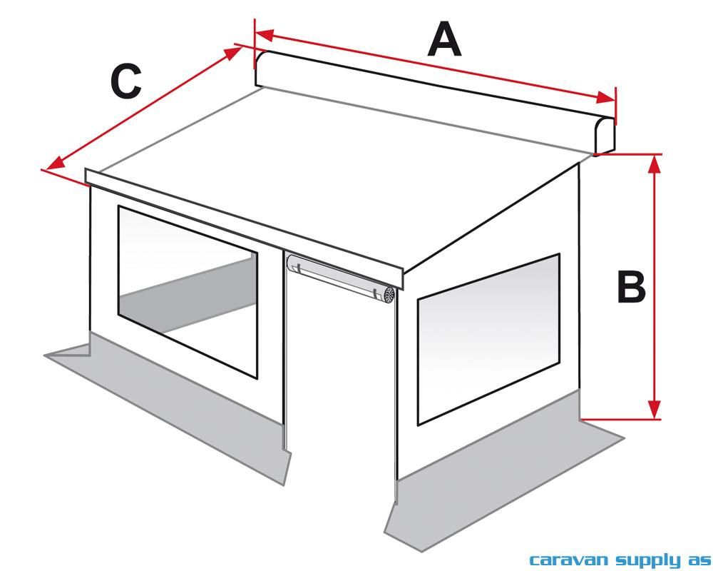Privacy Room til F45 350 large H:251-280cm