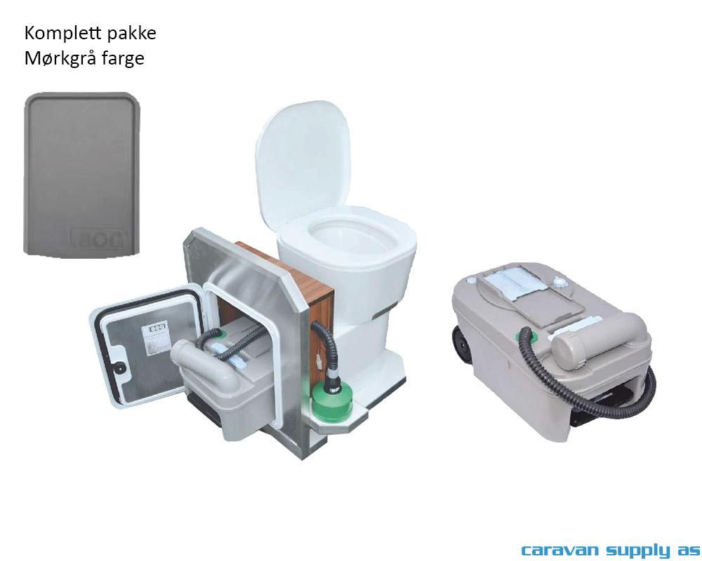 SOG 320S til Dometic Saneo dør mørkgrå 0320FDG