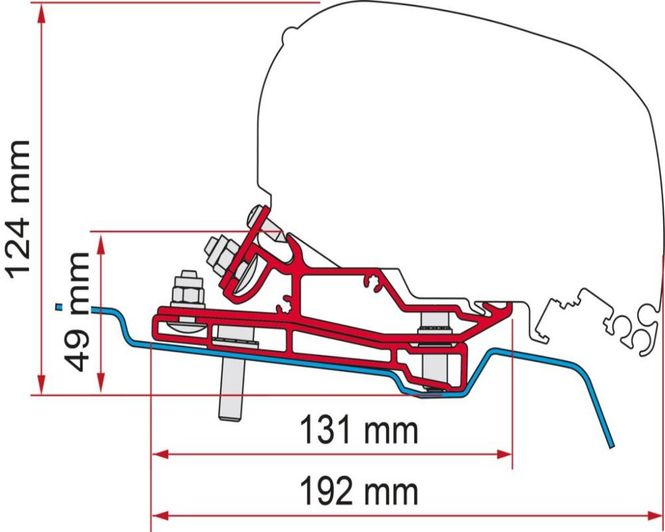 Hovedbilde Adapter Ford Transit H3 L4 - RHD