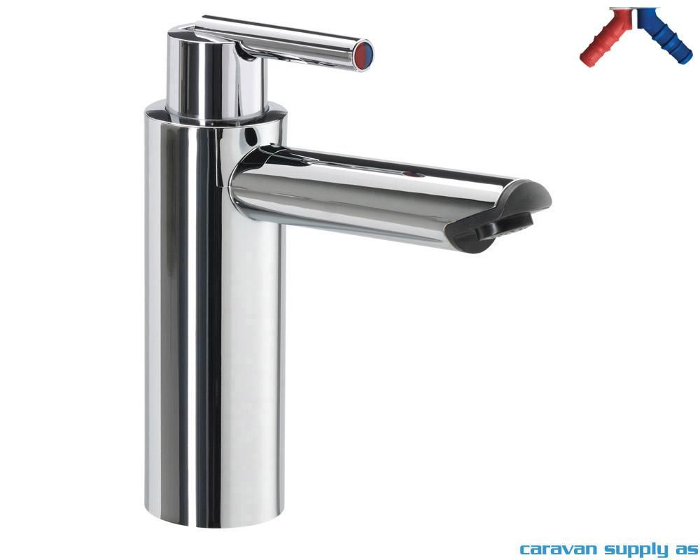 Blandebatteri Cascada Ø33mm m/bryter lukket krom