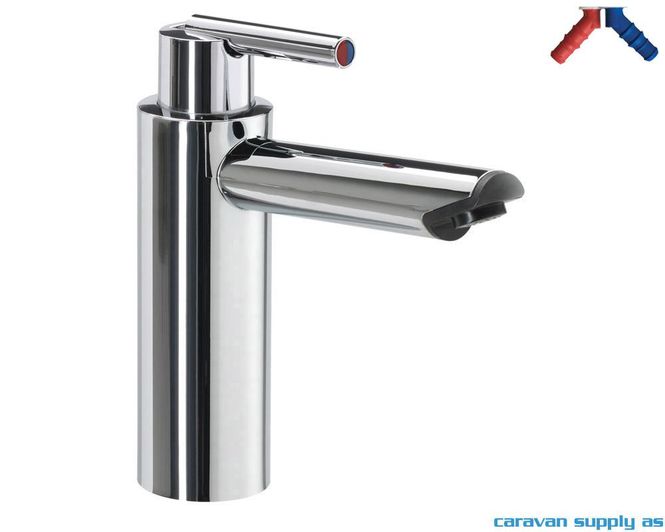 Hovedbilde Blandebatteri Cascada Ø33mm m/bryter lukket krom