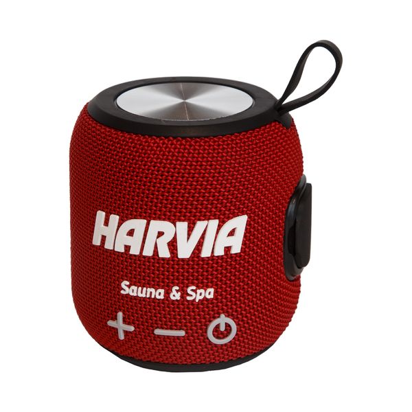 Hovedbilde Badstuhøyttaler Harvia rød