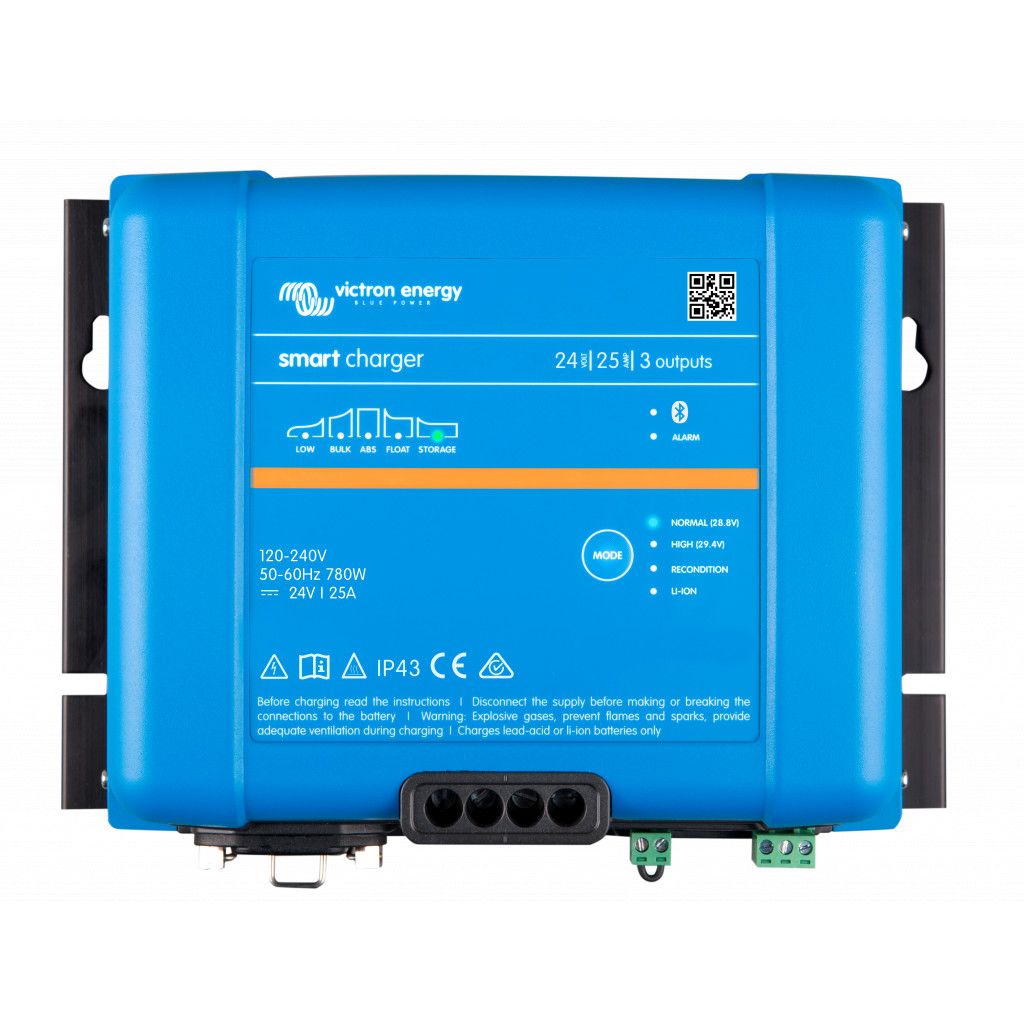 VICTRON Phoenix Smart IP43 Batterilader 24V 25A 3-kanaler 120-24